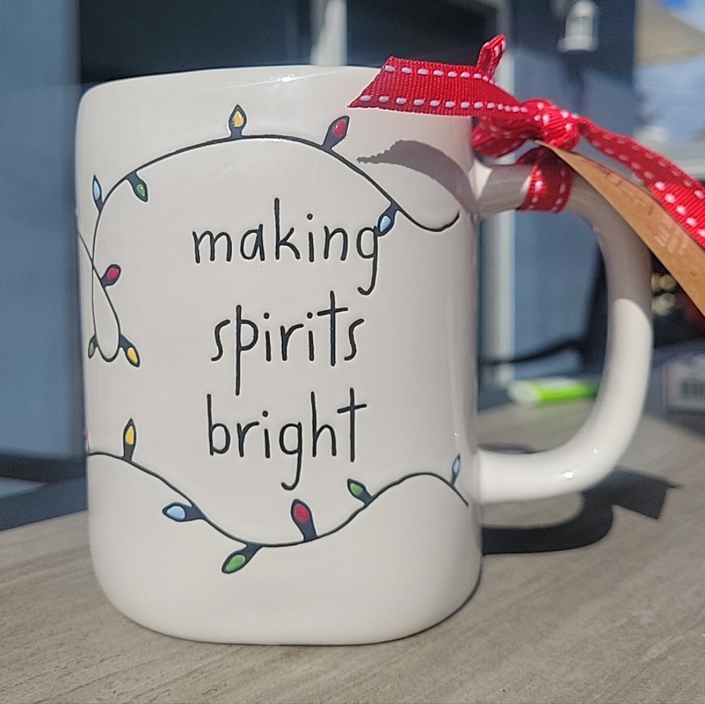 Rae Dunn Making Spirits Bright Coffee Mug